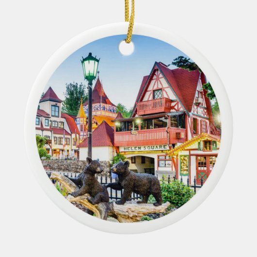 Helen, Helen Georgia, Helen Ornament, Kerstmis Keramisch Ornament (Voorkant)