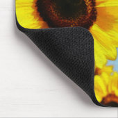 Helen Keller Citaat met Zonnebloem Muismat (Hoek)