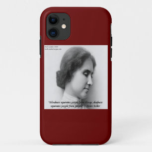 Helen Keller & Doaf/Blind Quote iPhone 5 Hoesje