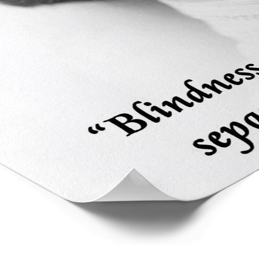 Helen Keller en beroemd Blind/doaf Poster (Hoek)