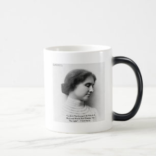 Helen Keller "Faith/Strength" Wisdom Quote Gifts Magische Mok