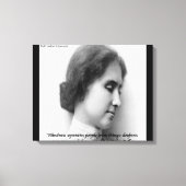 Helen Keller Famous Deaf/Blind Quote Canvas Afdruk (Voorkant)
