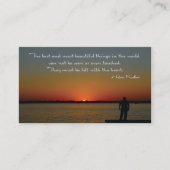 Helen Keller Inspirerend Gezegde Visitekaartje (Voorkant)