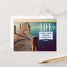 Helen Keller Inspirerend quote "Adventure"