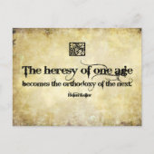 Helen Keller Inspirerend Quote Heresy van een leef Briefkaart (Voorkant)