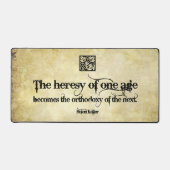 Helen Keller Inspirerend Quote Heresy van een leef Bureaumat (Voorkant)