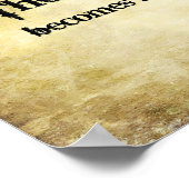 Helen Keller Inspirerend Quote Heresy van een leef Poster (Hoek)