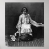 Helen Keller met Dog Poster (Voorkant)