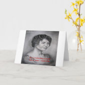 Helen Keller met visie-weideofferte Kaart (Gele Bloem)