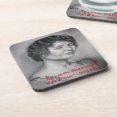 Helen Keller met visie wijsheid citaat Drankjes Onderzetter (Linkerzijde)