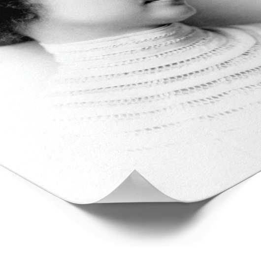 Helen Keller Portrait Poster (Hoek)