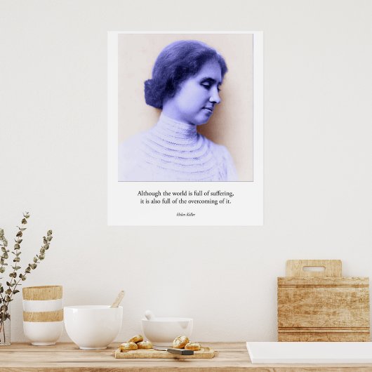 Helen Keller Poster (Keuken)
