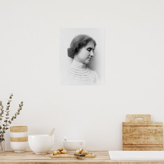 Helen Keller  profielfoto Poster (Keuken)
