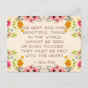 Helen Keller Quote Briefkaart
