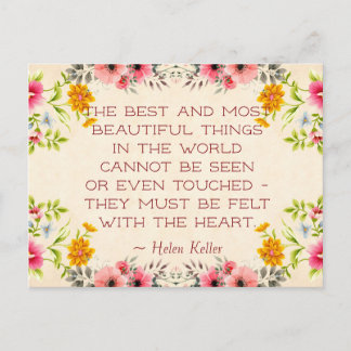 Helen Keller Quote Briefkaart
