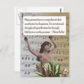 Helen Keller Quote Collage Postcard Briefkaart (Voorkant / Achterkant)