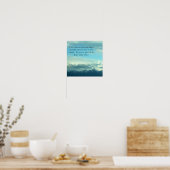 Helen Keller Quote Montana Sky Poster (Keuken)