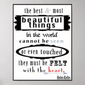Helen Keller Quote Poster (Voorkant)