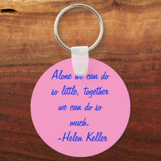 Helen Keller sleutelhanger (Voorkant)