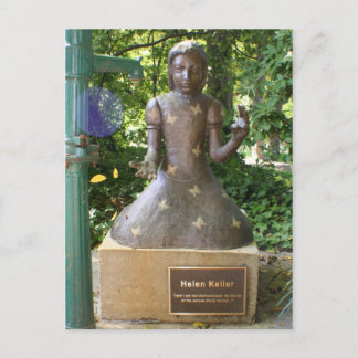 Helen Keller Statue Briefkaart