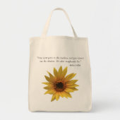 Helen Keller Sunflower Quote Tas (Voorkant)