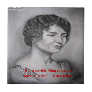 Helen Keller Visie Wijsheid Quote Tegeltje