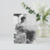 Helen Keller Watering Planten Portret Briefkaart (Staand voorkant)