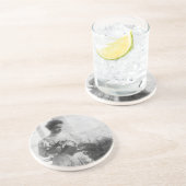 Helen Keller Watering Planten Portret Zandsteen Onderzetter (Zijkant)