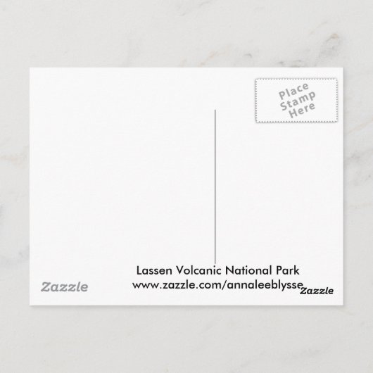 Helen Lake Briefkaart (Achterkant)