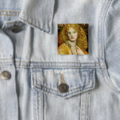 Helen of Troy, 1863 Vierkante Button 5,1 Cm (In situ)