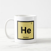 Helen of Troy Chemistry Periodic Table Symbol Koffiemok (Links)