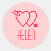 Helen Ronde Sticker (Voorkant)