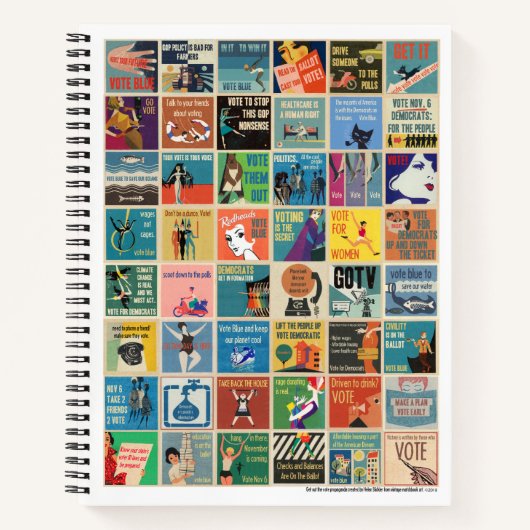 Helen Stickler's 48 GOTV-memes op laptop Notitieboek (Voorkant)