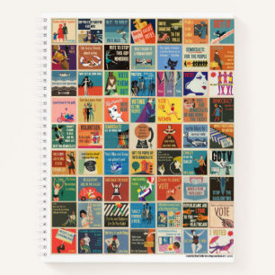 Helen Stickler's 63 GOTV-memes op laptop Notitieboek