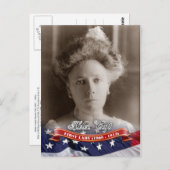 Helen Taft, First Lady van de VS Briefkaart (Voorkant / Achterkant)