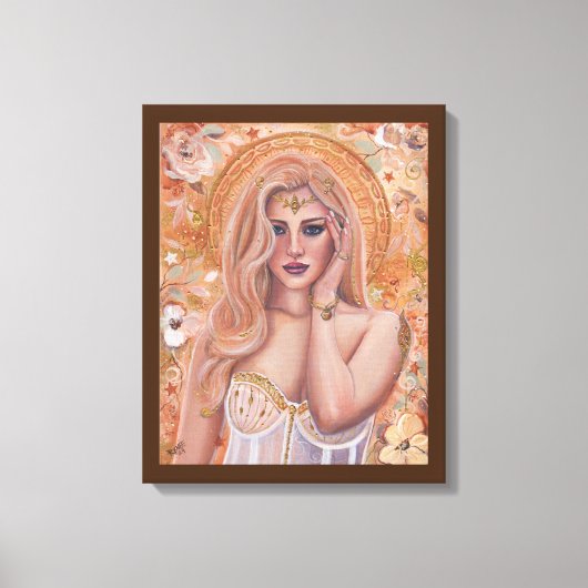 Helen van Troje gouden kunst van Renee Lavoie Canvas Afdruk (Voorkant)