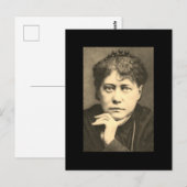 Helena Blavatsky Briefkaart (Voorkant / Achterkant)