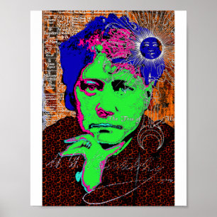 Helena Blavatsky Theosofie Occult Esoterisch New A Poster