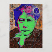 Helena Blavatsky Theosophy Occult Esoteric New age Briefkaart (Voorkant)