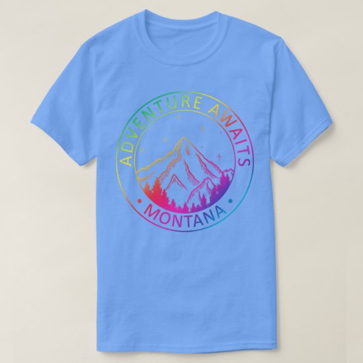 Helena Bozeman Missoula Kalispell Whitefish Montan T-shirt (Design voorkant)