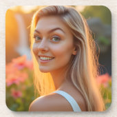 Helena Chevalier: Een eiland dat plastic omkeert Bier Onderzetter (Voorkant)