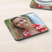 Helena Chevalier: Hawaiiaans paradijs plastic Bier Onderzetter (Linkerzijde)