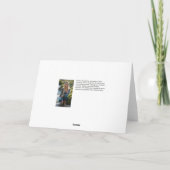 Helena Chevalier met haar trouwe paardenvriend Bedankkaart (Achterkant)