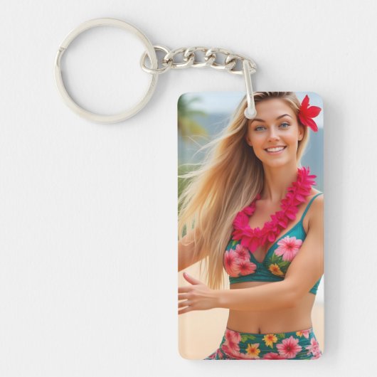 Helena Chevalier: Sereniteit aan de kust Sleutelhanger (Voorkant)