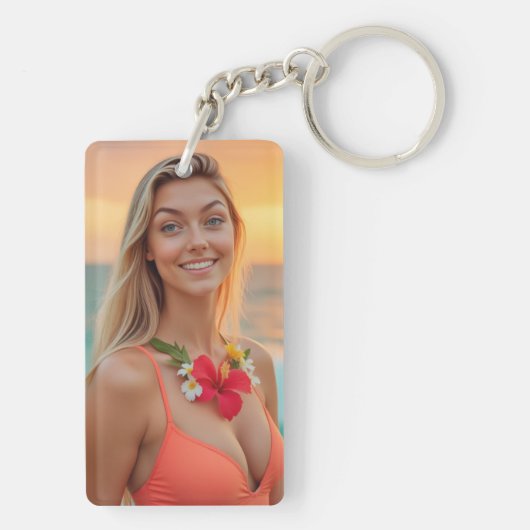 Helena Chevalier: Sereniteit aan de kust Sleutelhanger (achterkant)