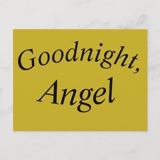 Helena citaat van Orphan black goodnight angel Briefkaart (Voorkant)