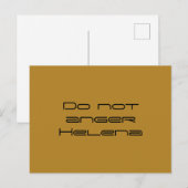 helena, citaat van Orphan Black TV show Briefkaart (Voorkant / Achterkant)