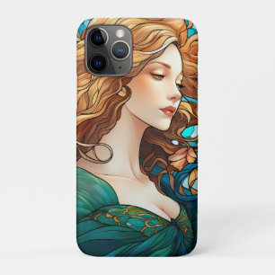 Helena - Donker Blond Vrouw in Art Nouveau stijl Case-Mate iPhone Case