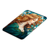 Helena - Donker Blond Vrouw in Art Nouveau stijl Magneet (Linkerzijde)