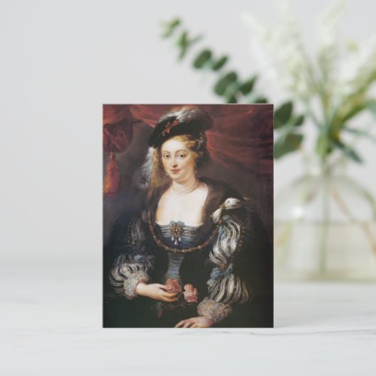 Helena Fourment van Peter Paul Rubens Briefkaart (Staand voorkant)